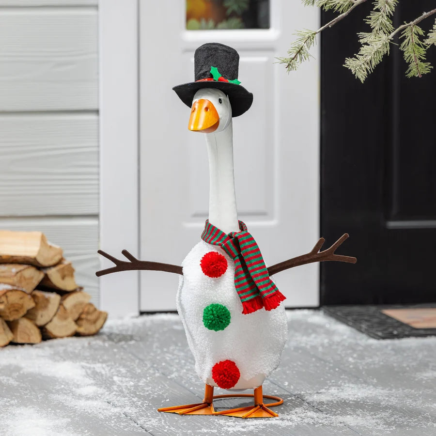 Winter Porch Goose Outfit
