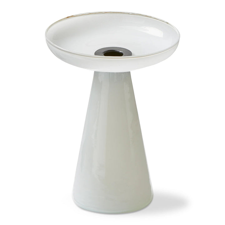 White ceramic bowl on a white background