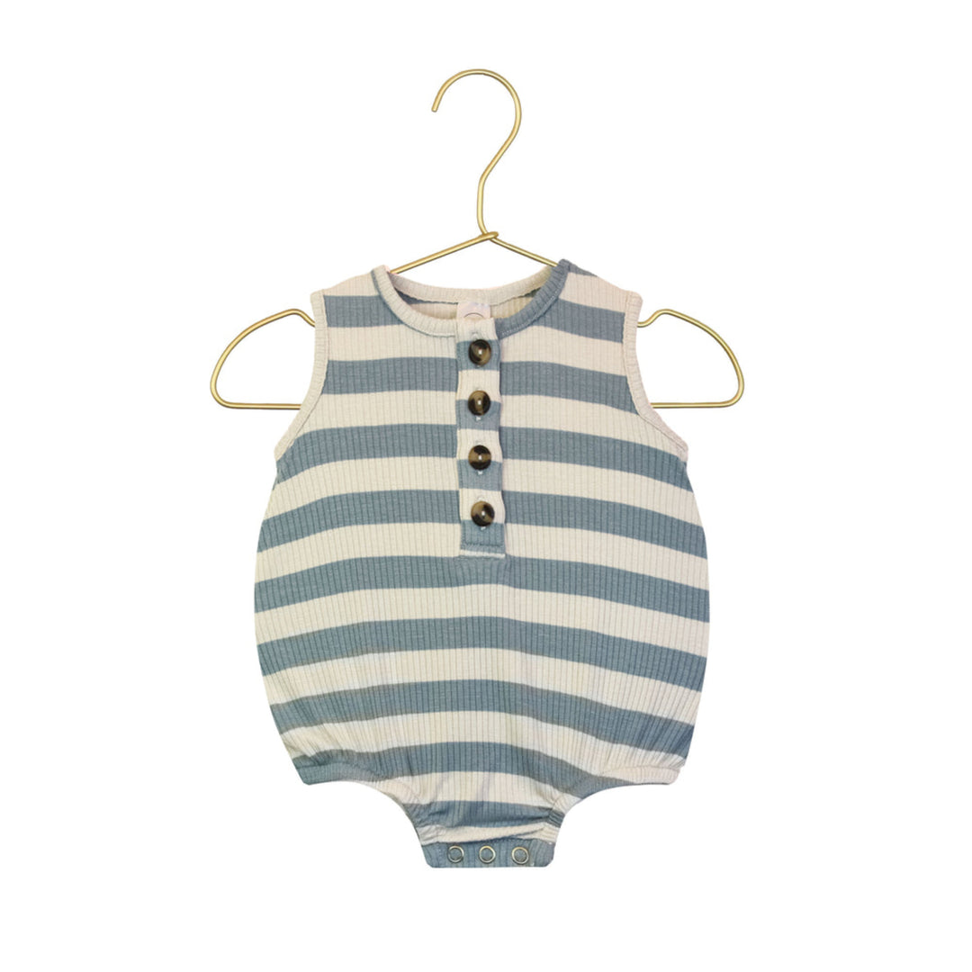 Lincoln Striped Bubble Romper 