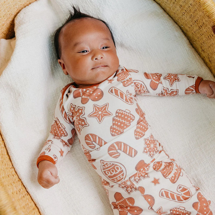 Gingerbread Long Sleeve Bodysuit