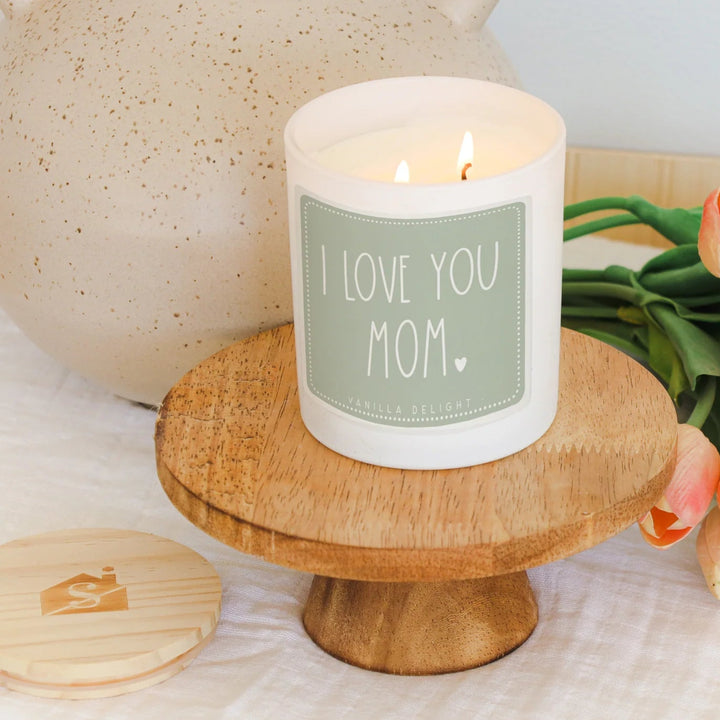 Love You Mom Candle