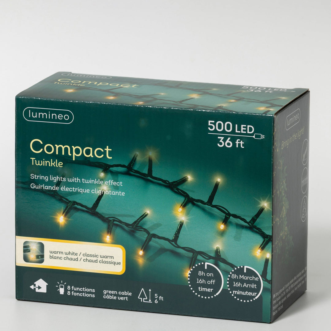 Lumineo Compact - Warm White/Classic Warm on Green Wire