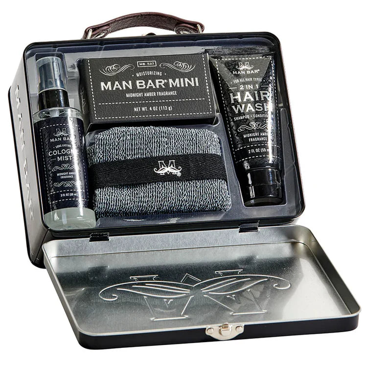 Man Bar Travel Tin Kit