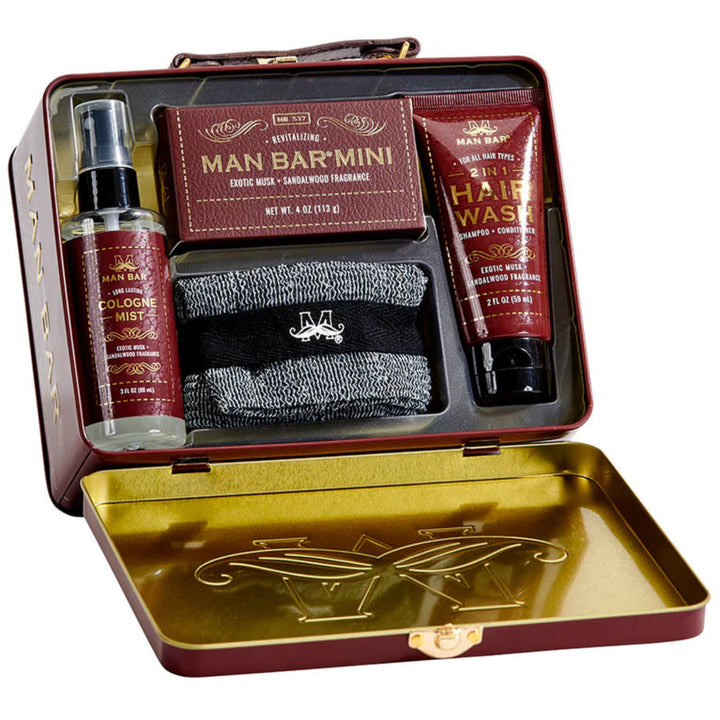 Man Bar Travel Tin Kit
