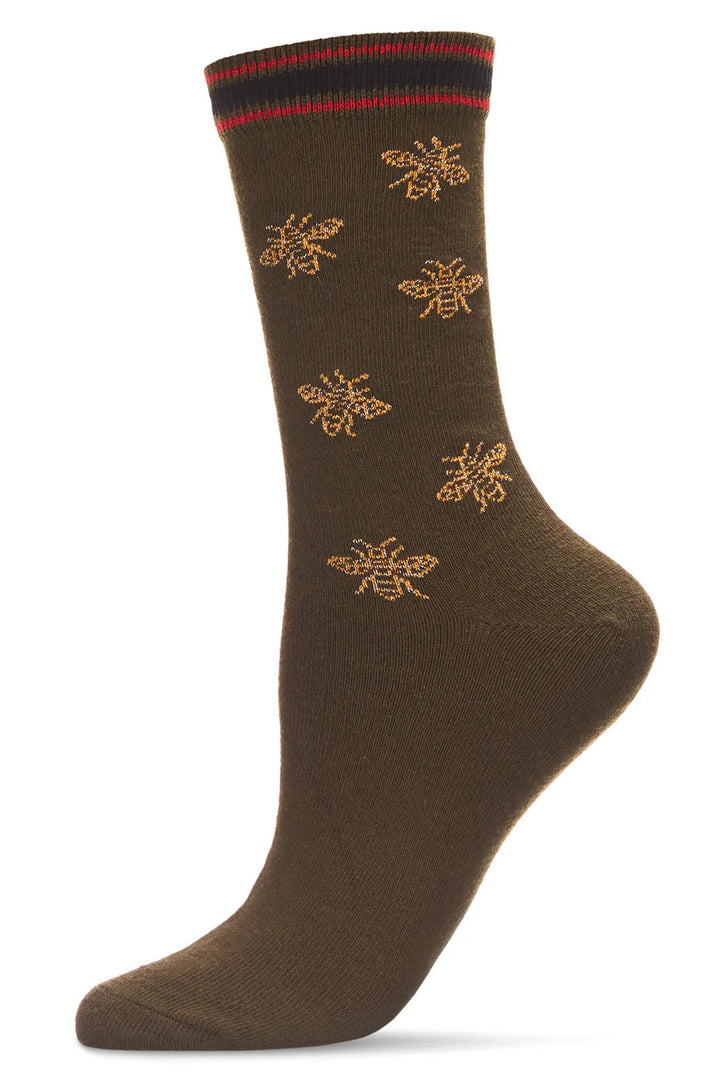 Buzzing Bee Crew Socks