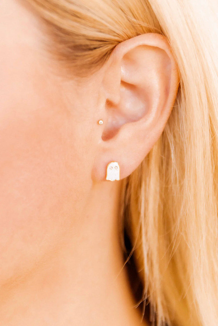 Linny Co Ghost Screw Back Studs