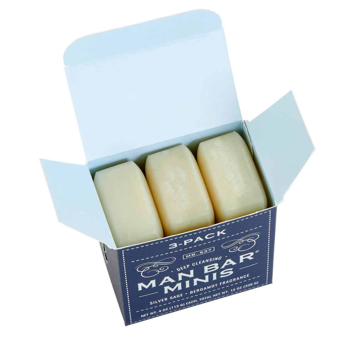 Silver Sage & Bergamot Mini Man Bar Pack