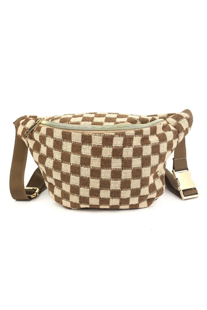 Checkered Crossbody