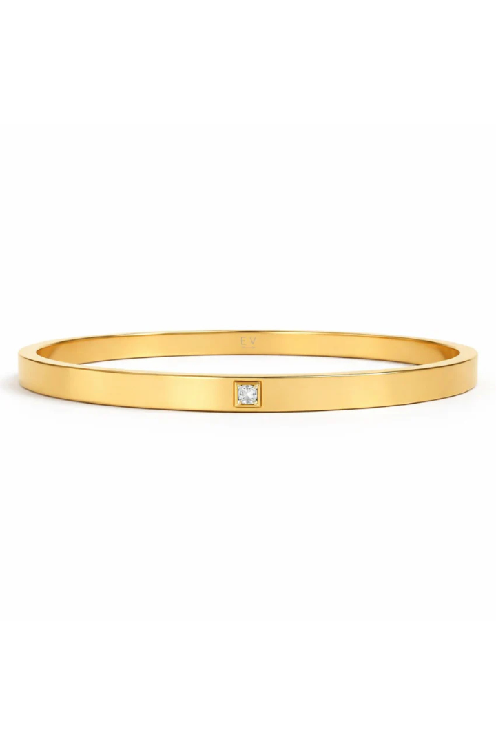 Ellie Vail Marjorie Solitaire Bangle Bracelet