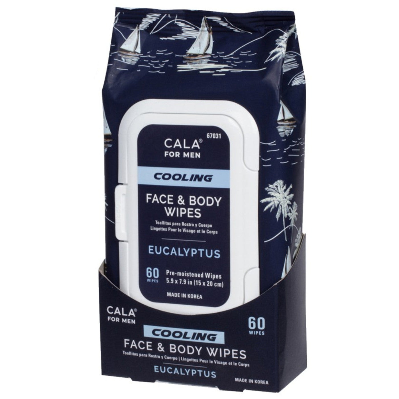 Cooling Eucalyptus Face & Body Wipes