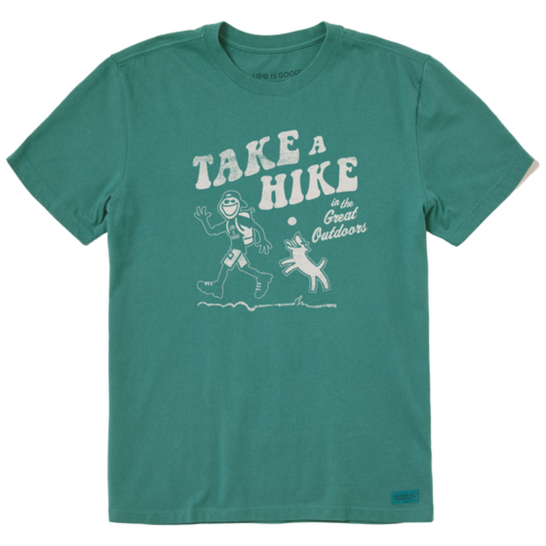 Men's Life Is Good Take A Hike Crusher Lite Tee