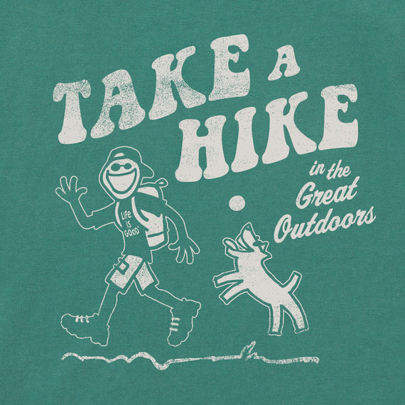 Men's Life Is Good Take A Hike Crusher Lite Tee