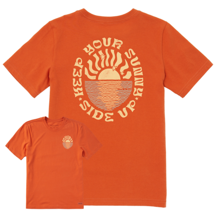 Men's Life Is Good Keep Your Sunny Side Up Crusher Lite Tee