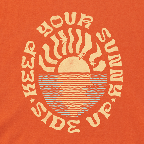 Men's Life Is Good Keep Your Sunny Side Up Crusher Lite Tee