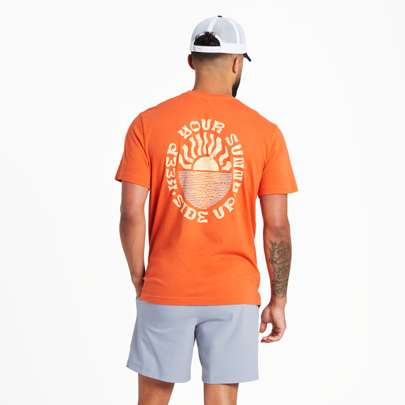 Men's Life Is Good Keep Your Sunny Side Up Crusher Lite Tee