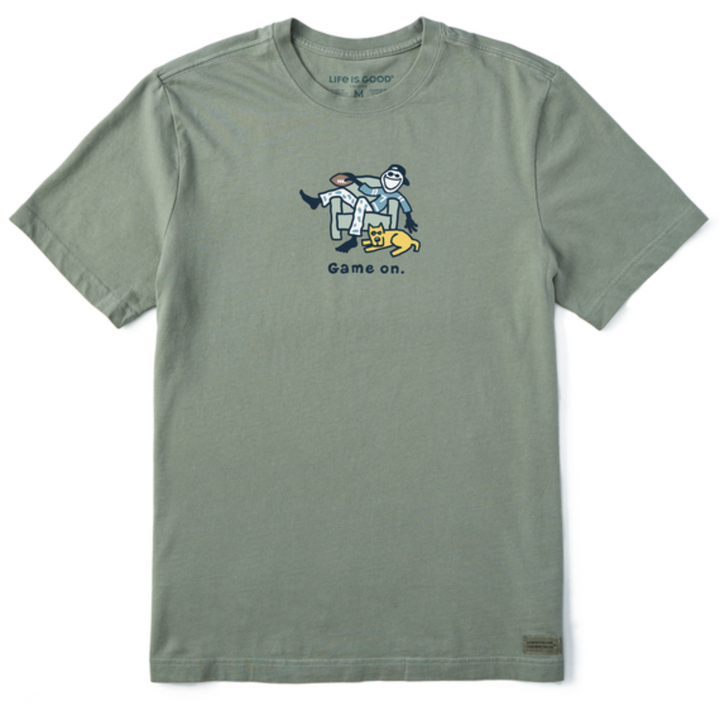 Men's Life Is Good Jake And Rocket Crusher Tee