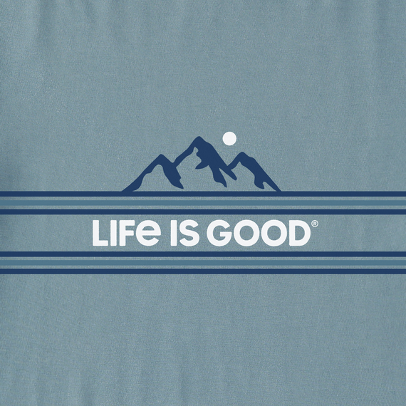 Men's Life Is Good Mountainscape Crusher Tee