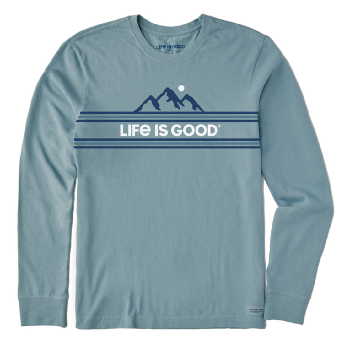 Men's Life Is Good Mountainscape Crusher Tee