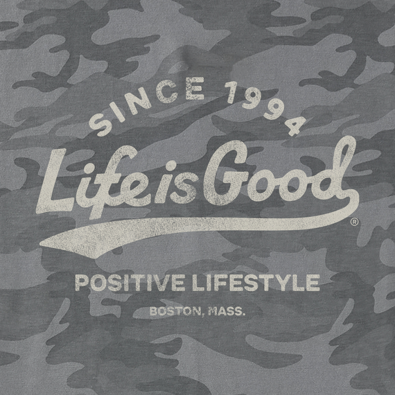 Men's Life Is Good Ballyard Script Fleece Hoodie