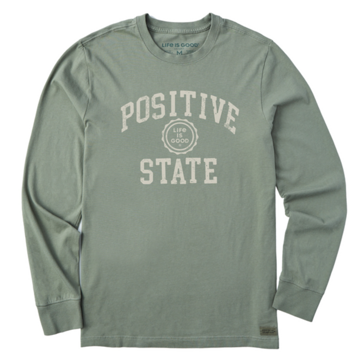 Men's Life Is Good Positive State Crusher Tee