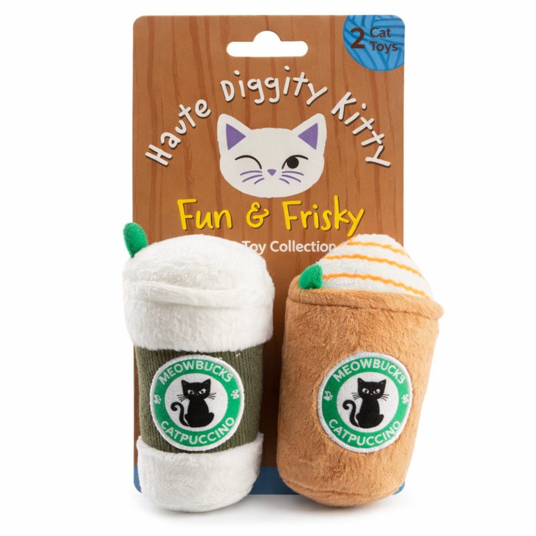Meowbucks Coffee Cups Catnip Toy
