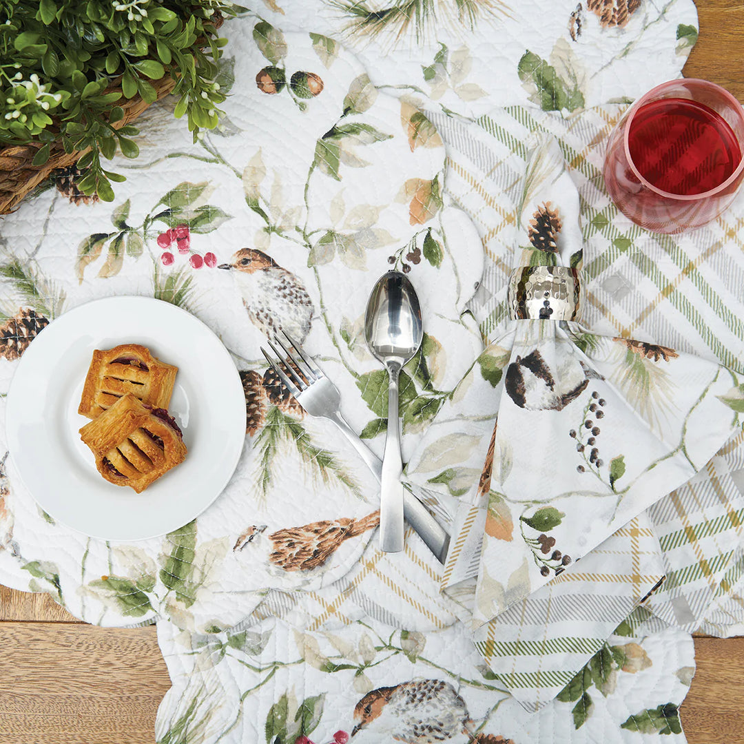 Mira Songbird Round Placemat