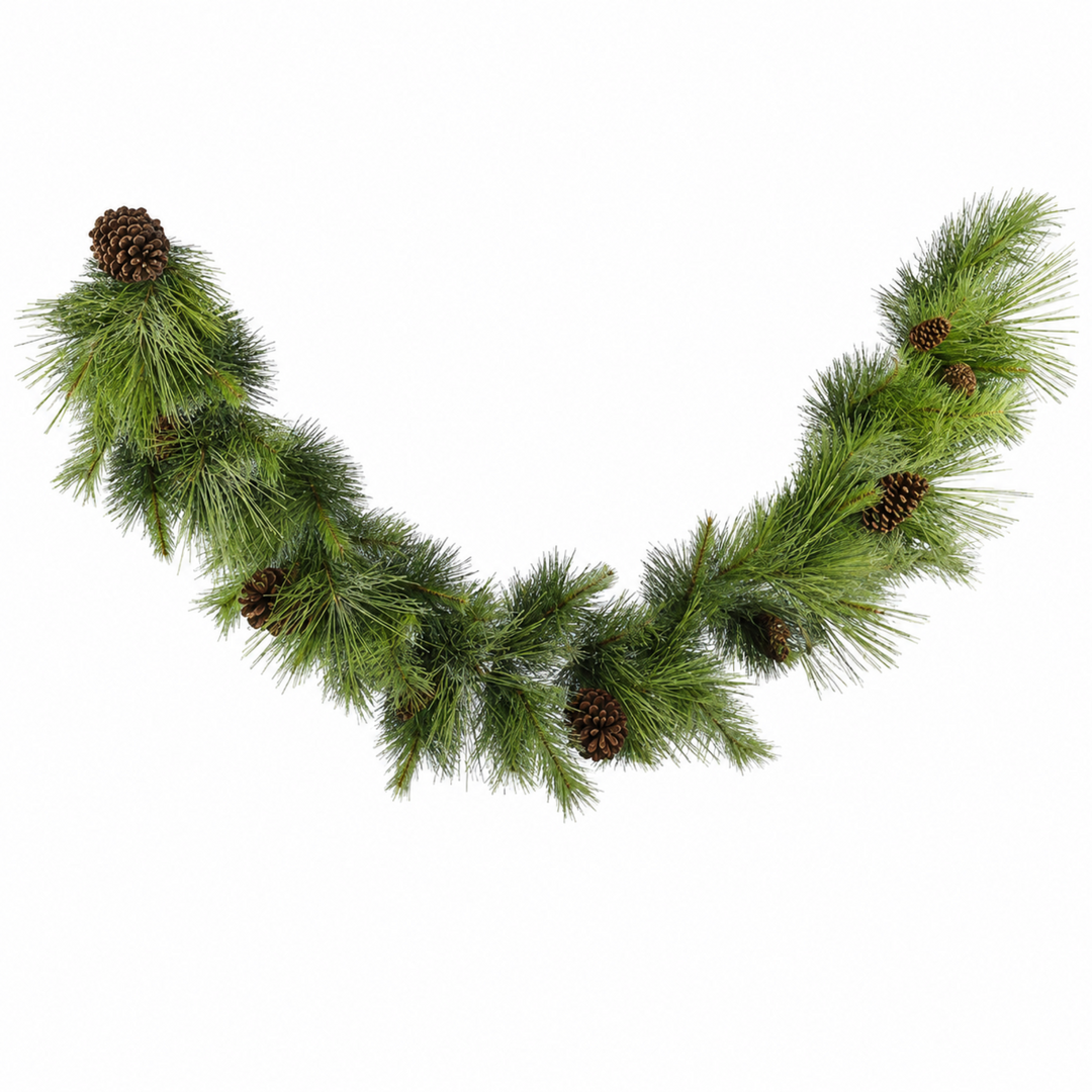Mixed Pine & Pinecone Garland