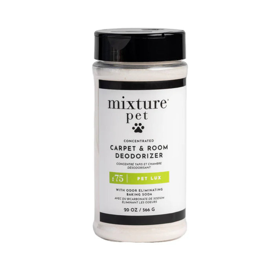 Bottle of Mixture Pet carpet and room deodorizer on a white background