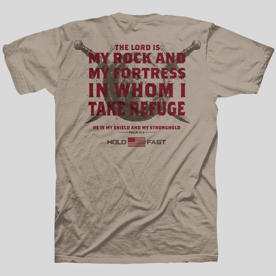 My Rock and My Fortress Shield Tee