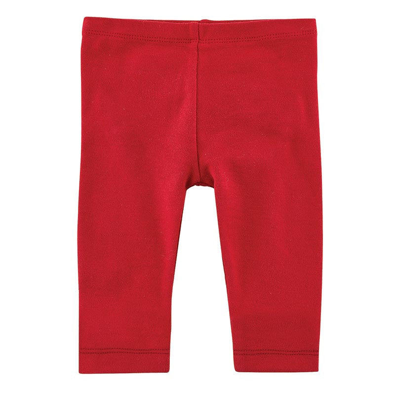 Red Bow Baby Leggings
