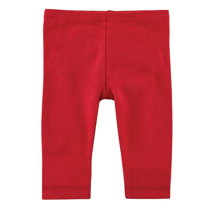 Red Bow Baby Leggings