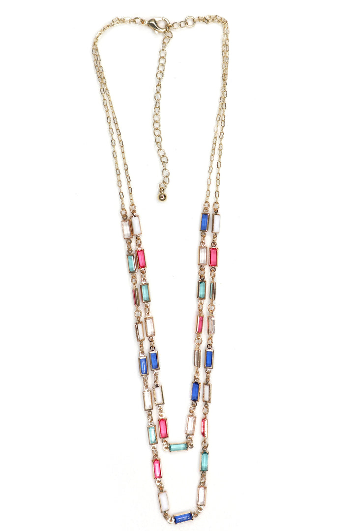 Color Glass Necklace