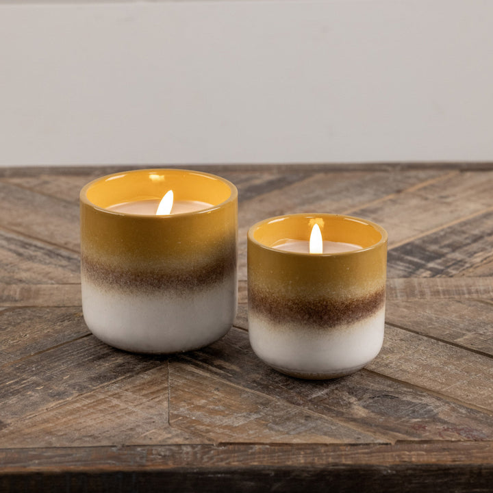 Soft Hues Ceramic Battery Candle