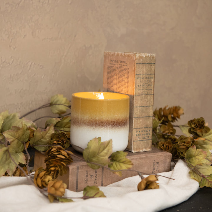 Soft Hues Ceramic Battery Candle