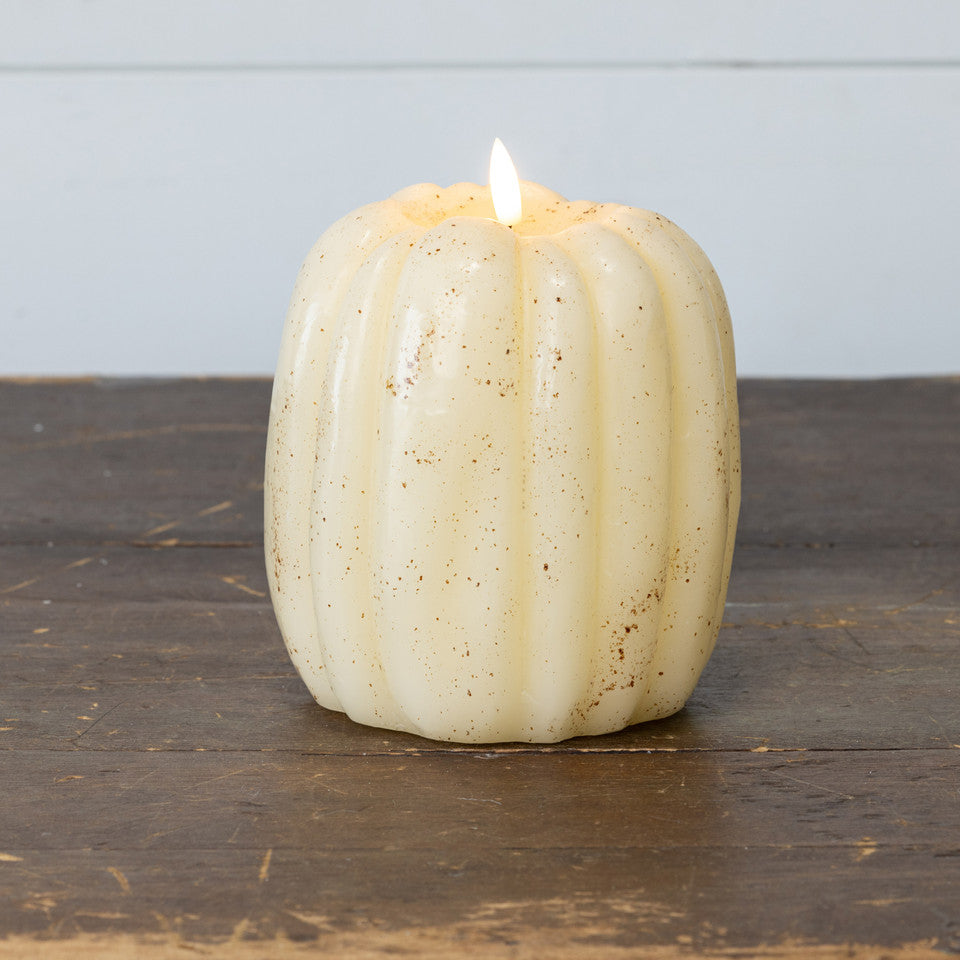 3D Flame Pumpkin Candle
