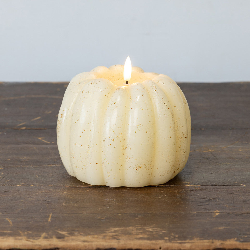3D Flame Pumpkin Candle