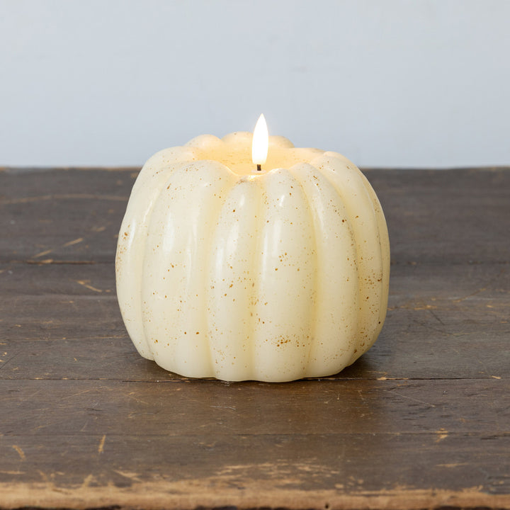 3D Flame Pumpkin Candle