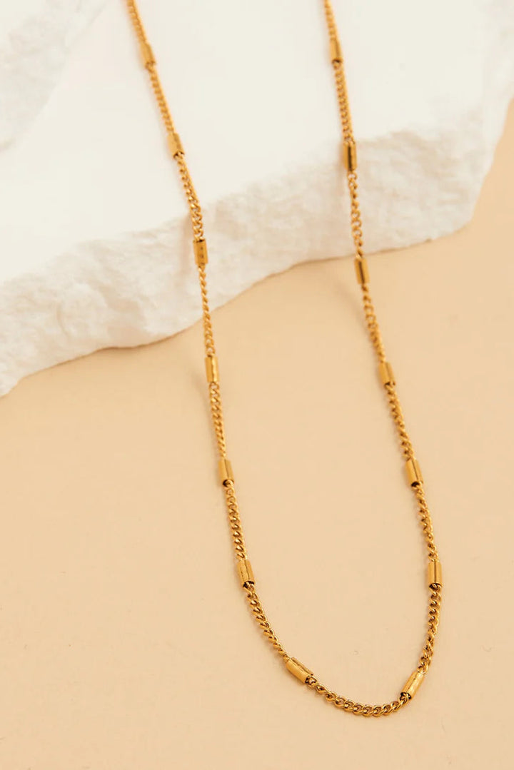 Narelle Waterproof Bar Satellite Chain Necklace