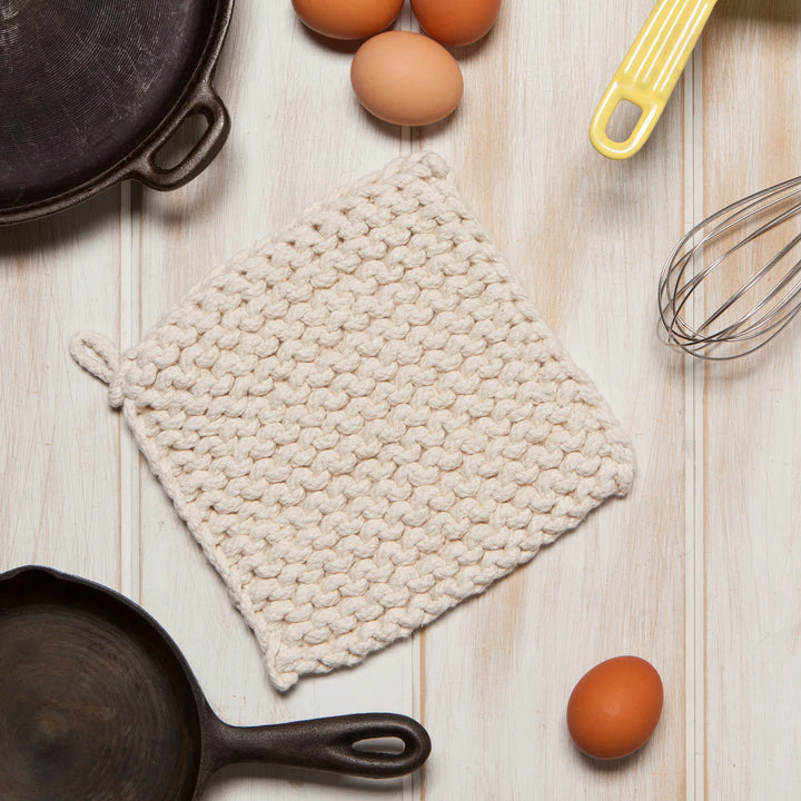 Natural Crochet Potholder