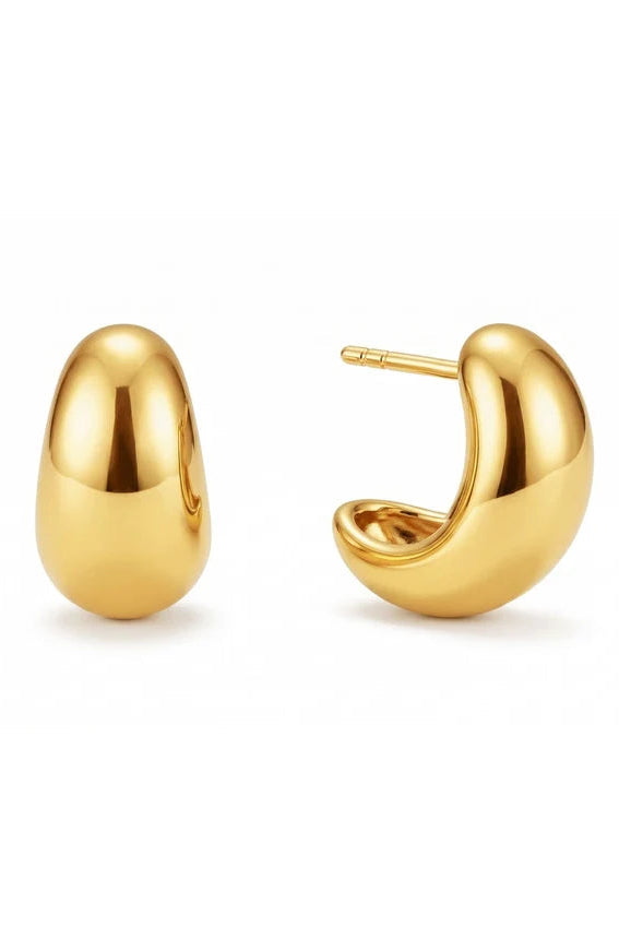 Ellie Vail Maelle Dome Half Hoop Earring