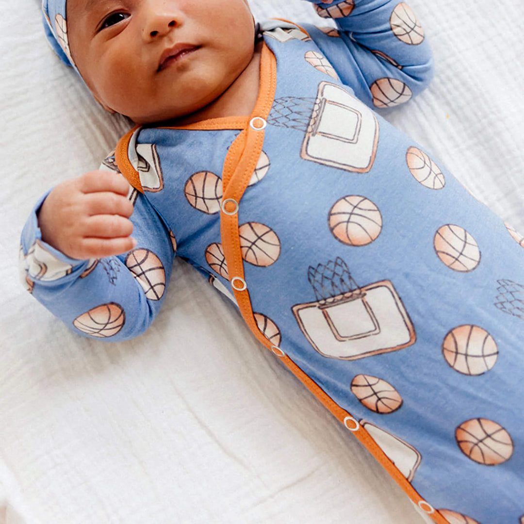 Dunk Newborn Knotted Gown