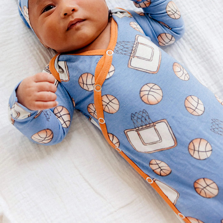 Dunk Newborn Knotted Gown
