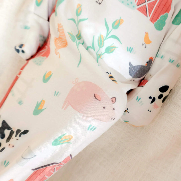 Farmstead Newborn Knotted Gown
