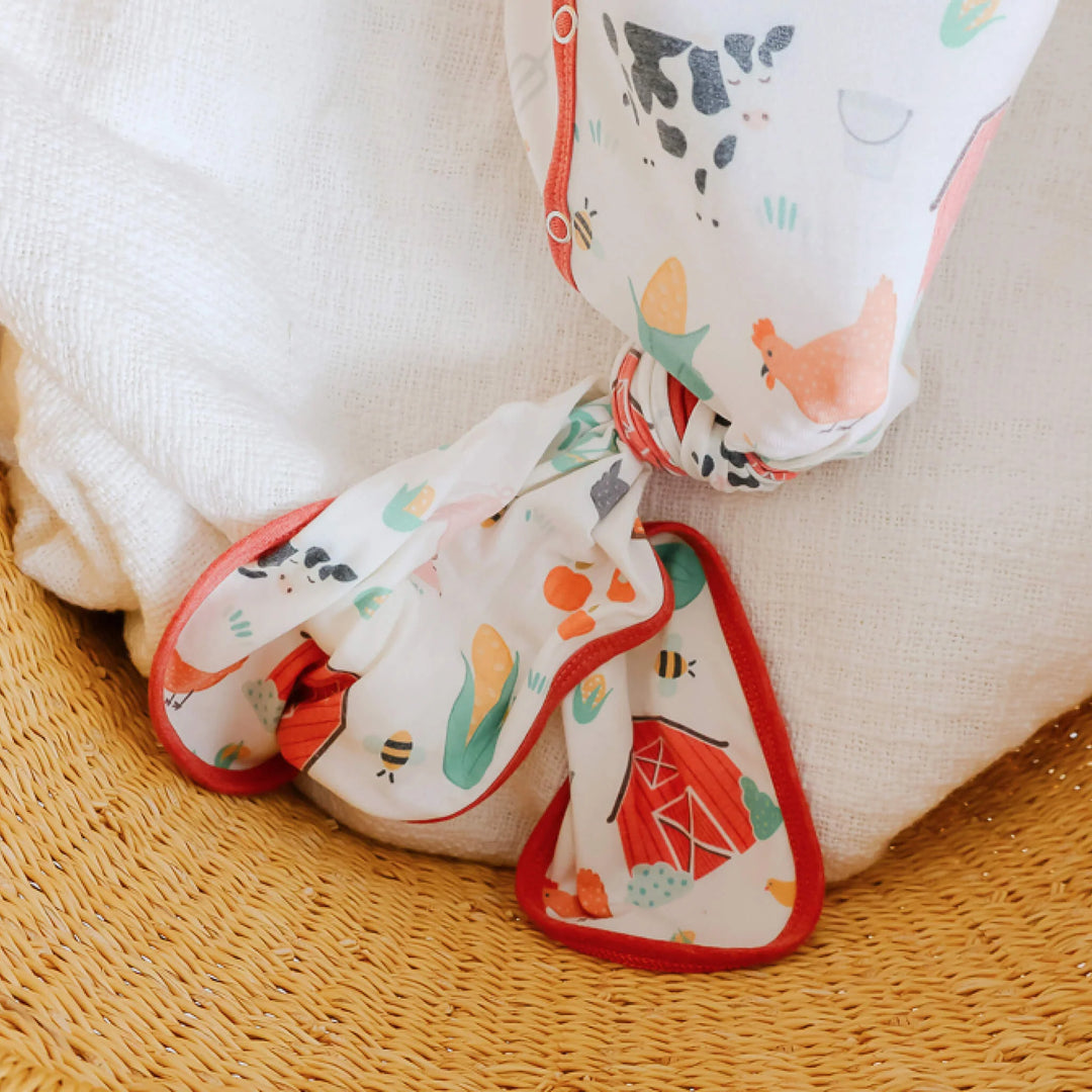 Farmstead Newborn Knotted Gown