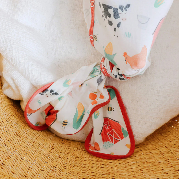 Farmstead Newborn Knotted Gown
