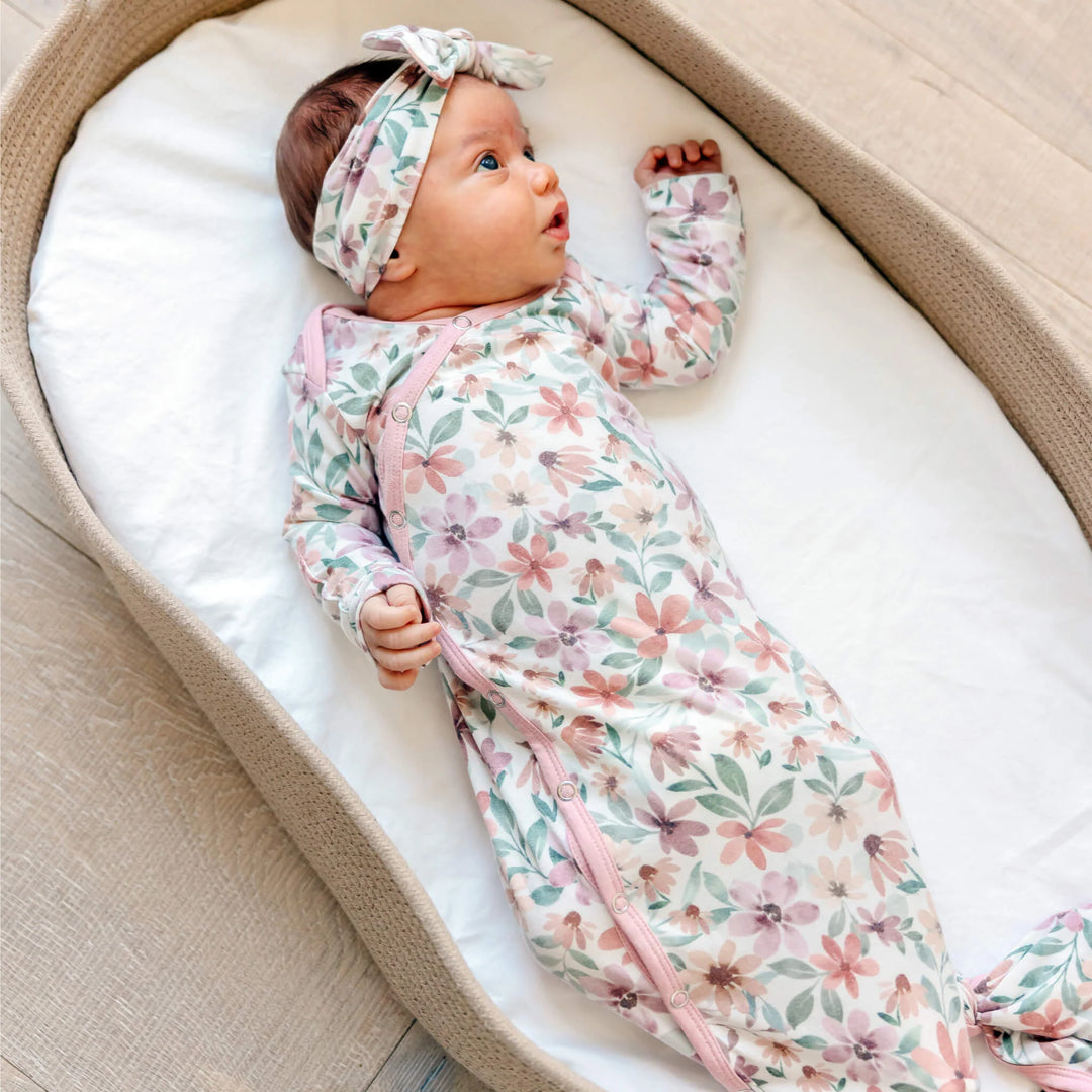 Natalie Newborn Knotted Gown