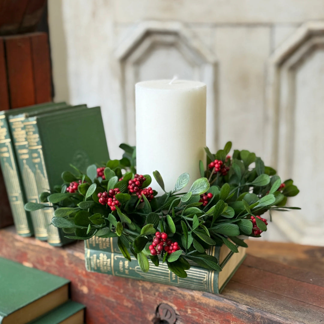 Noelle Greens Candle Ring