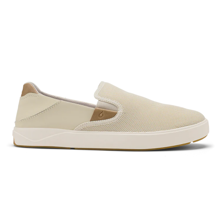Beige slip-on sneaker on a white background