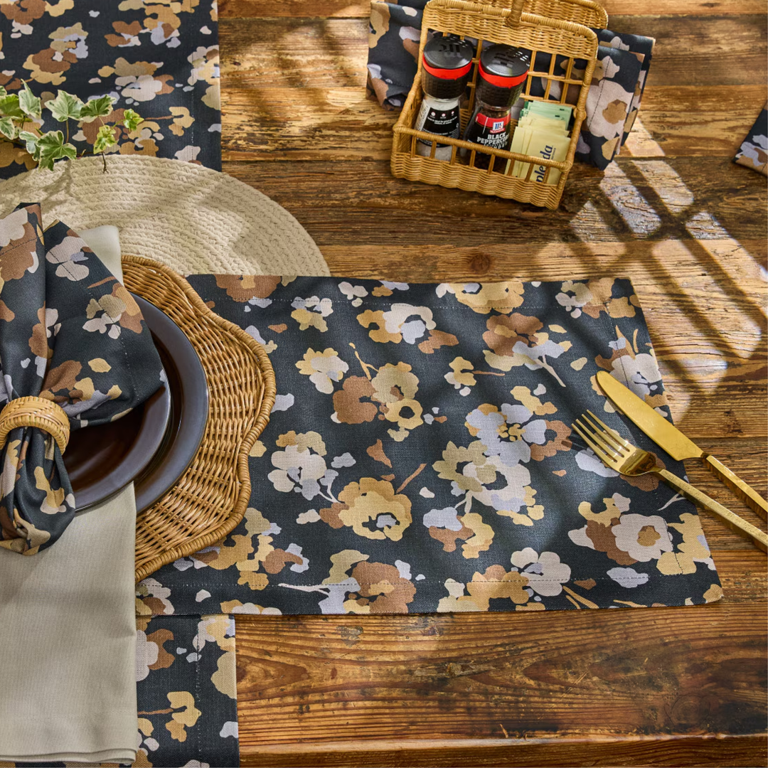 Shadow Flowers Placemat