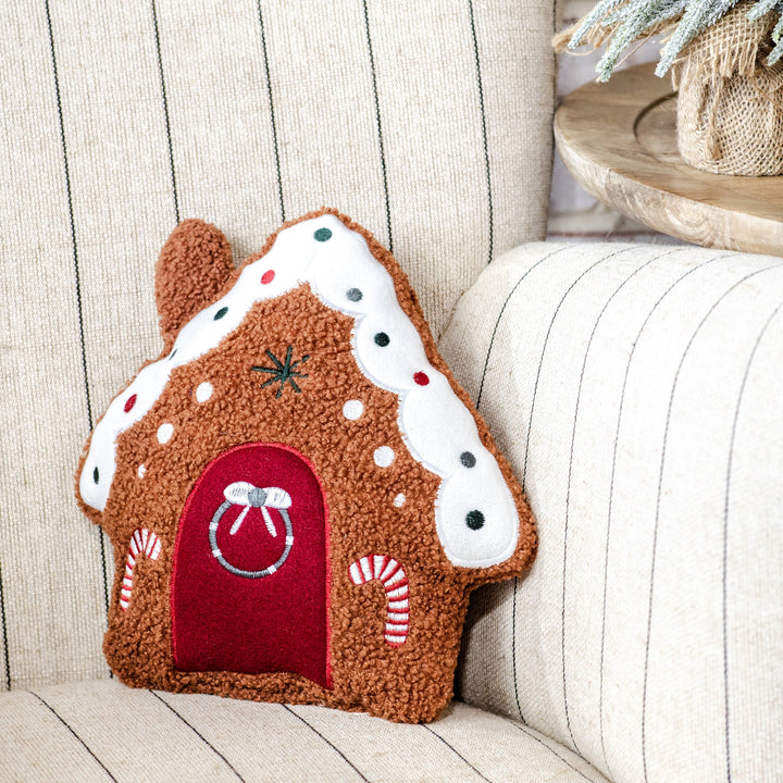 Gingerbread House Pillow